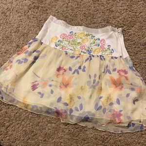 Silk Johnny was embroidered skirt